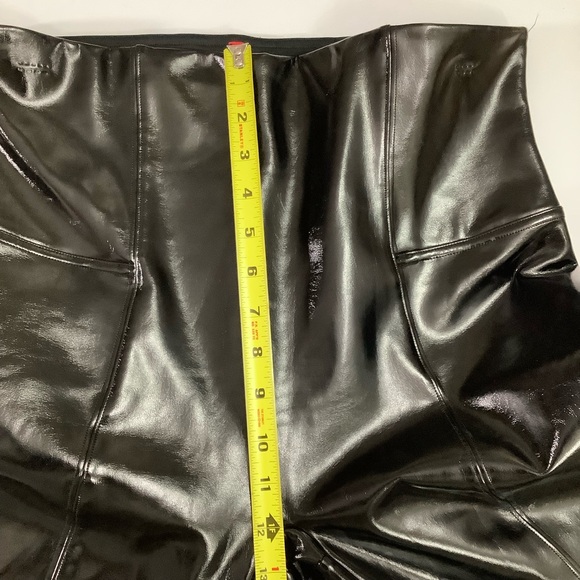 Spanx Leather Coated Shiny Skinny Pants - Picture 8 of 10